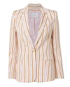 FRAME Pink Striped Blazer,LWOT0196 STRP BLAZER