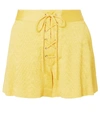 VERONICA BEARD Lulu Lace-Up Shorts,18032036271