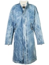 FEAR OF GOD FEAR OF GOD BLEACHED EFFECT COAT - BLUE,5C17SDCCTHIND12593522