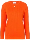 COURRÈGES RIB KNIT TOP,118ML38M00612529848