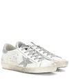 GOLDEN GOOSE Superstar leather trainers,P00294241