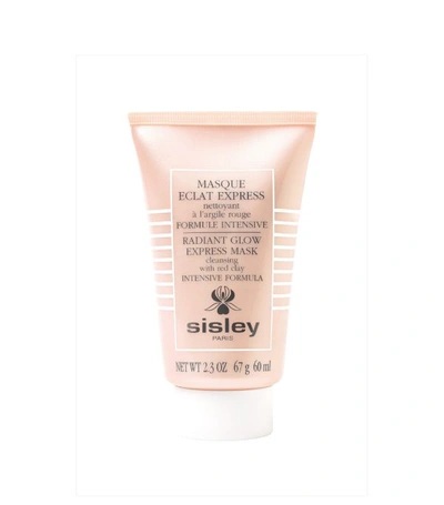 Sisley Paris Radiant Glow Express Mask With Red Clay Intensive Formula In Size 1.7-2.5 Oz.