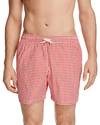 BARBOUR GINGHAM SWIM TRUNKS,MSW0001RE51