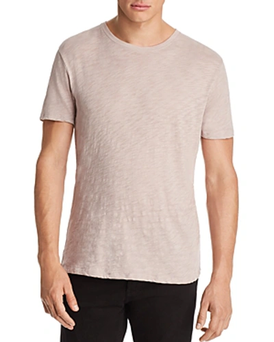 Atm Anthony Thomas Melillo Slub Knit Space Dye Tee In Dusty Mauve