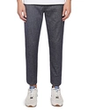 TED BAKER PINTZ SLIM FIT TEXTURED TROUSERS,TH8MGT33PINTZNAVY