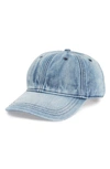 MADEWELL FADED DENIM BASEBALL CAP - BLUE,G3329