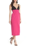 JILL JILL STUART COLORBLOCK MIDI DRESS,461925