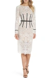 BRONX AND BANCO VENICE DERBY LACE PENCIL DRESS,BB-SS-1810