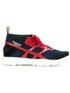 Valentino Garavani Sound High Sneakers In Blue