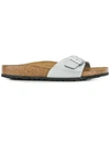 Birkenstock Madrid Birko-flor Sandal In Grey
