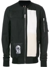 RICK OWENS DRKSHDW PRINTED BOMBER JACKET,DU18S3760TETH12784946