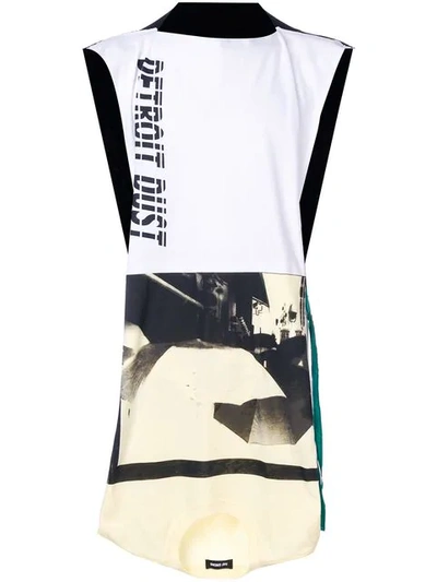 Raf Simons "upside Down"织棉t恤 In Multicolor