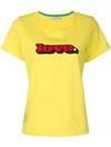 Marc Jacobs Classic Tee With Love Lettering In Yellow