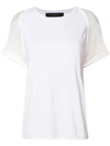 FEDERICA TOSI sheer sleeved T-shirt,FTE18TS05212793003