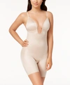 Spanx Suit Your Fancy Low Back Mid Thigh Smoothing Body-neutral In Champagne Beige