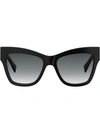 MOSCHINO EYEWEAR CAT EYE SUNGLASSES,MOS011S12773233