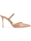 SERGIO ROSSI SLINGBACK POINTED SANDALS,A73271MVIV0112786161