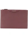 Givenchy 'antigona' Clutch In Red