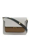 Marni Trunk Shoulder Bag In Grey