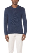 CLUB MONACO LINEN CREW NECK SWEATER