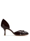 SARAH CHOFAKIAN LEATHER TRIM PUMPS,SARAH10985884