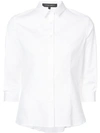 Carolina Herrera Women's Classic Cotton Collared Shirt In White