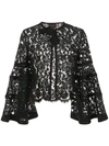 CAROLINA HERRERA lace bolero jacket,1047SHJ12740529