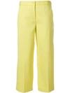 BOUTIQUE MOSCHINO WIDE-LEG CROPPED TROUSERS,A0309081912759918