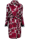 BAZAR DELUXE FLORAL BELTED COAT,S300200012780429