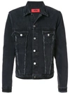 424 Trucker Denim Jacket In Black
