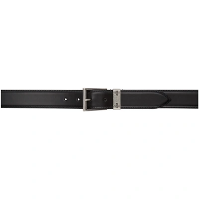 Gucci Leather Belt With Feline Head In Black