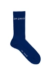 Gosha Rubchinskiy Opening Ceremony Dj Logo Socks In Blue - 2