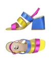 Ras Sandals In Fuchsia