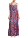 FUZZI Floral Print Maxi Dress