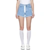 OFF-WHITE Blue Denim Shorts,OWYC001S189551447101