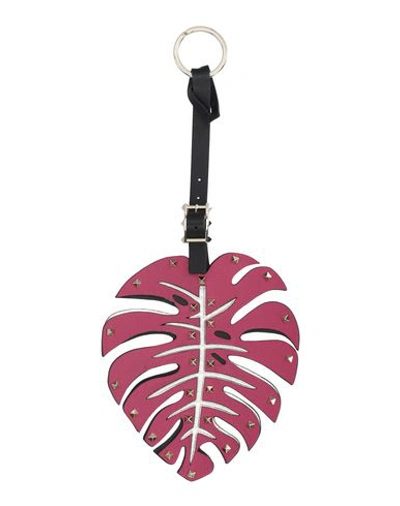 Valentino Garavani Key Ring In Garnet