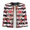 NISSA Elegant Jacket with Floral Print