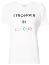 PRABAL GURUNG Stronger in colour印花T恤,S18T01DGT12653300