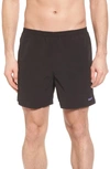 Patagonia Baggies Lights Dwr-coated Recycled Ripstop Shorts In Black