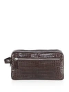 SANTIAGO GONZALEZ Crocodile Toiletry Case