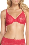 Wacoal 'halo Lace' Convertible Underwire Bra In Love Potion