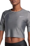 NIKE GEM SLIM CROP RUNNING TOP,AJ2773