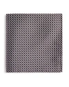 EMPORIO ARMANI TONAL DIAMOND PRINT POCKET SQUARE,3400338P35600044