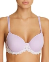 Wacoal Embrace Lace Underwire Molded Cup Bra In Lavender