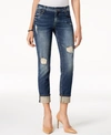 KUT FROM THE KLOTH KUT FROM THE KLOTH CATHERINE RIPPED CUFFED BOYFRIEND JEANS