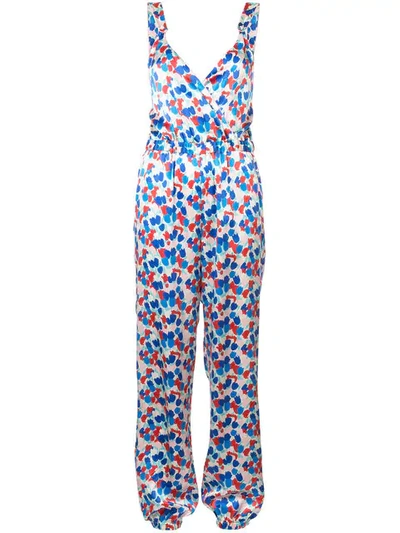 Morgan Lane Suki Tulip Print Sleeveless Jumpsuit In Multi