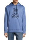 PSYCHO BUNNY Thermo Active Logo Hoodie,0400090960224