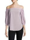 AMANDA UPRICHARD Dakota Off-The-Shoulder Top,0400093426868