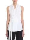 RICK OWENS WRAP VEST JACKET,10540532