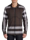 NICHOLAS K Dexter Block Checked Cotton Sportshirt,0497408009917